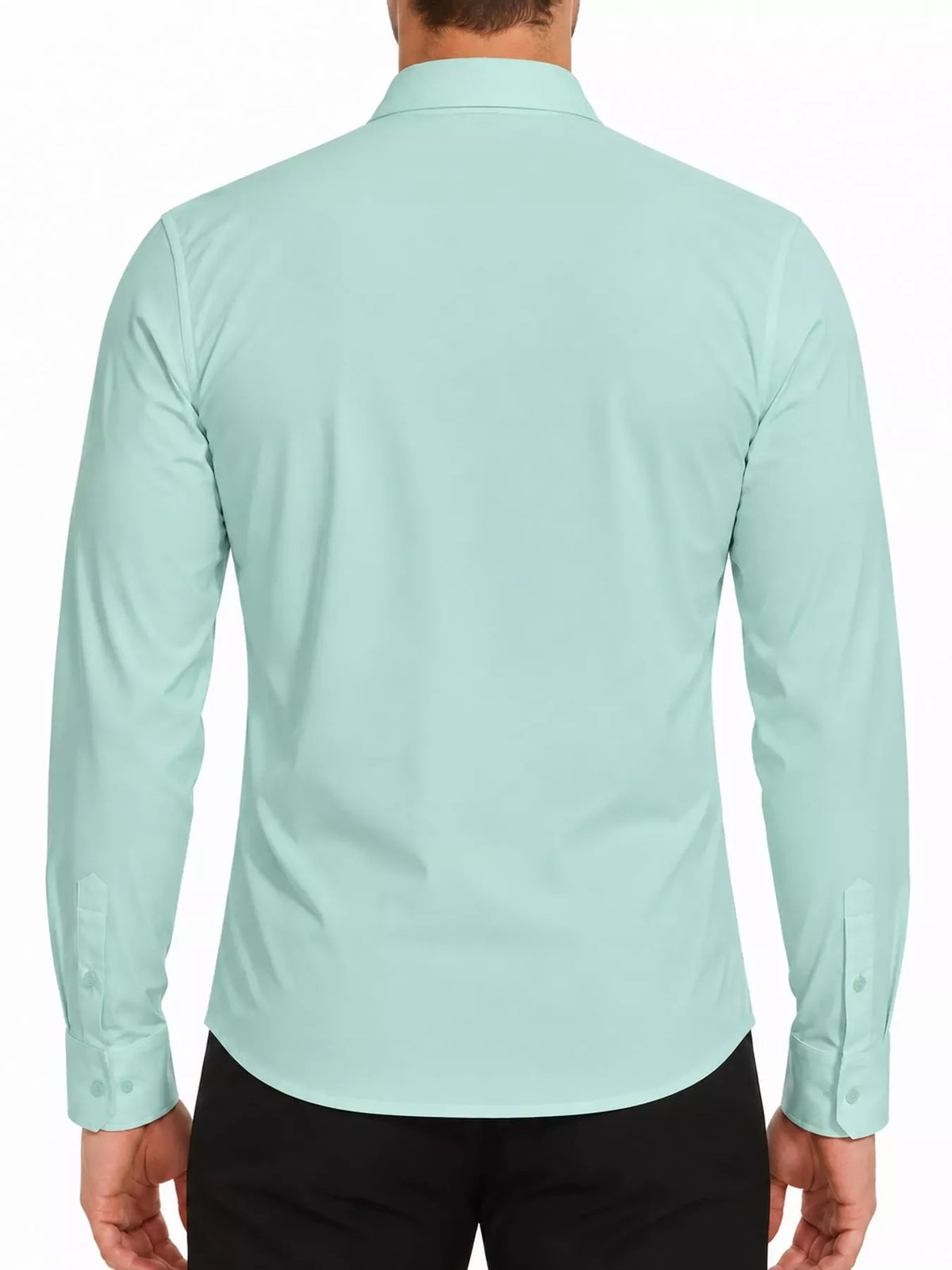 Men's Slim-Fit Stretch Long-Sleeve Shirt — photo 16