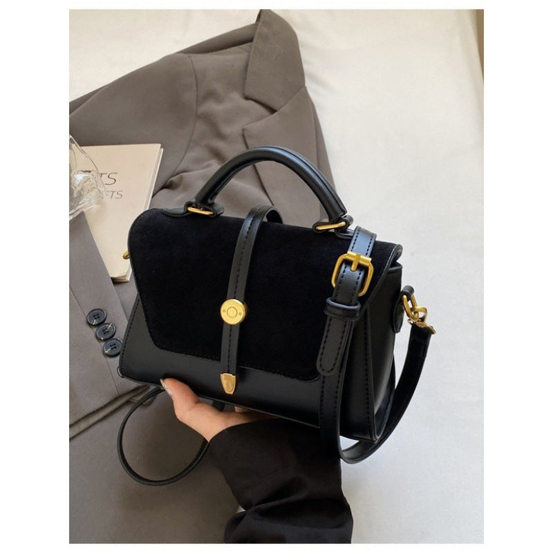 Women's PU Leather Crossbody Bag - Urban Minimalist Horizontal Rectangular Shoulder Bag with Adjustable Strap