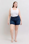 Judy Blue Camden High-Rise Back Flap Pocket Denim Shorts — product view 19