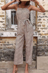 Thea Printed Tie-Waist Wide-Leg Jumpsuit — product view 2