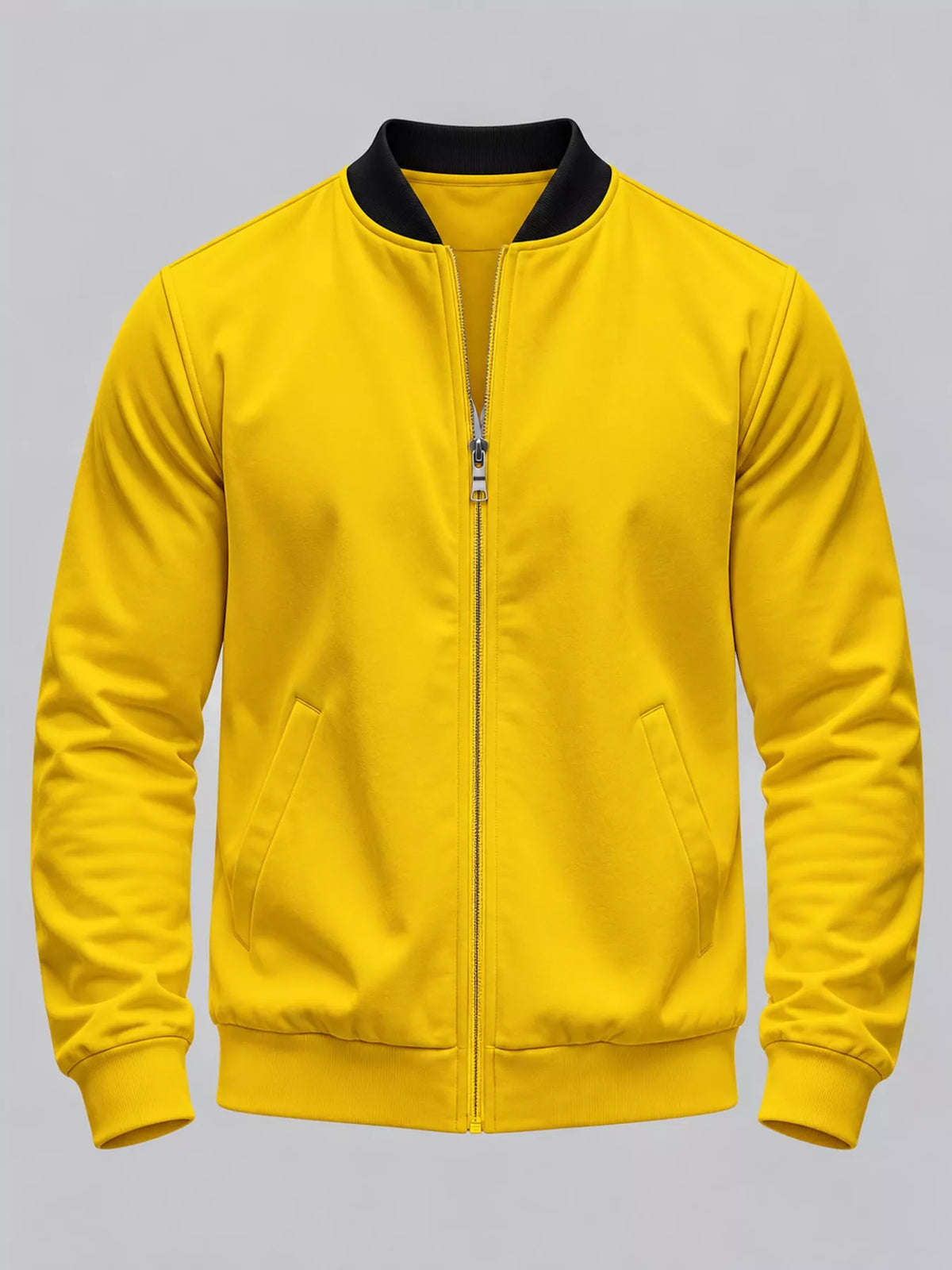 Men's Classic-Fit Zip-Up Bomber Jacket with Pockets — photo 43