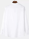 Mercer Band-Collar Stretch Shirt — color or detail view 4