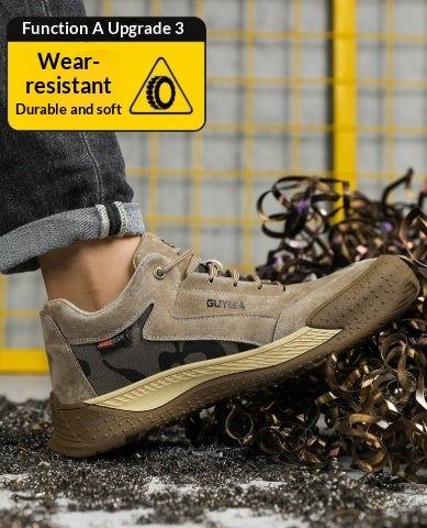 Men's Steel Toe Safety Shoes – Insulated, Puncture-Resistant Work Boots