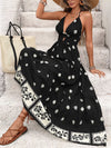 Marais Printed Halter Neck Maxi Dress — product view 4