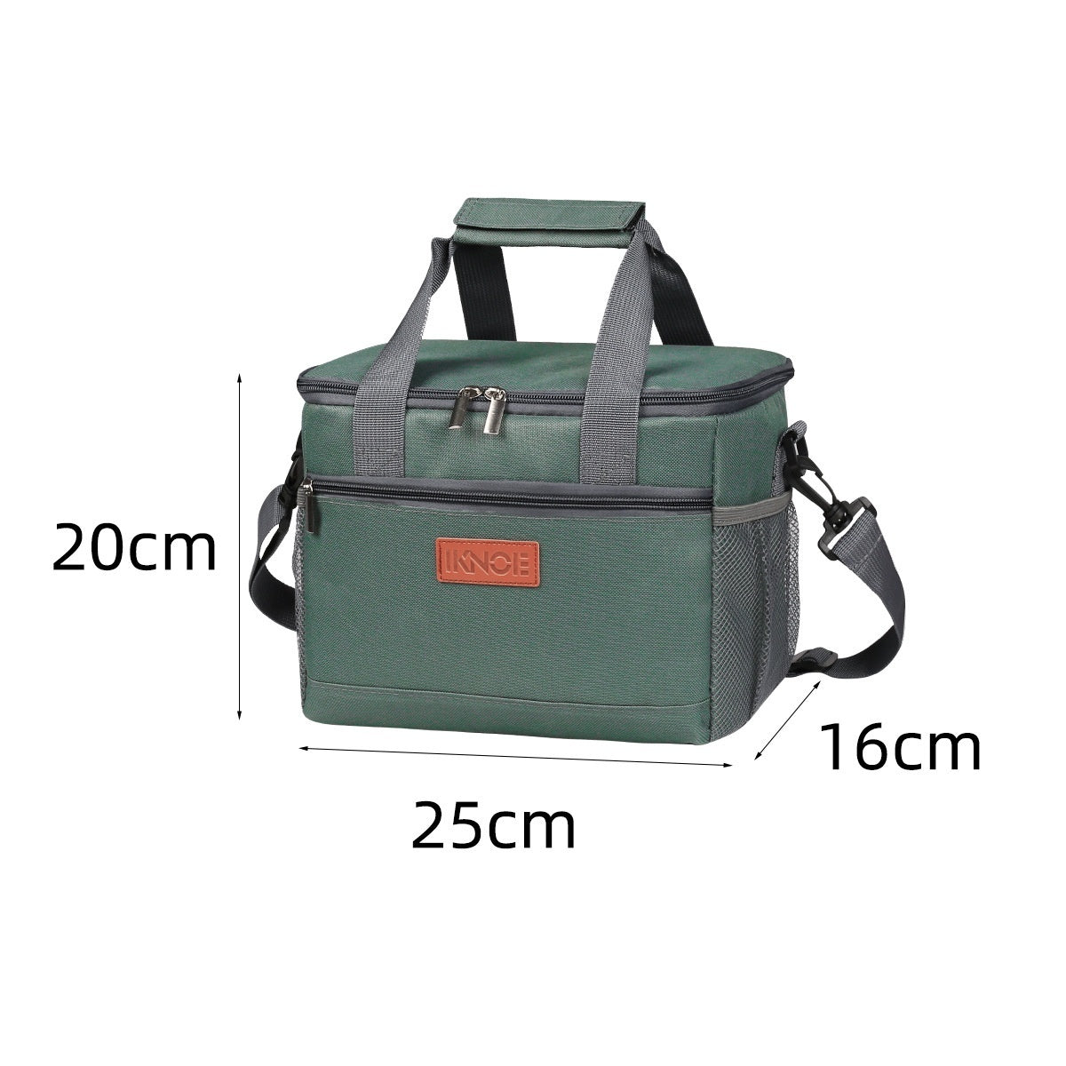 Insulated Tote Bag - Foldable Oxford Fabric Cooler Lunch Bag for Women