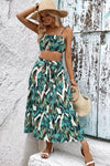 Aurelia Botanical Print Cami and Tiered Skirt Set — product view 5