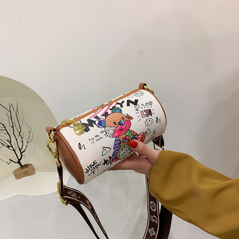 Women's White Bucket Bag - Minimalist PU Leather Crossbody Shoulder Bag | Sarah Express