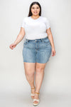 Judy Blue Blake High-Rise Raw-Hem Denim Shorts — product view 21
