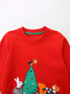 Poppy Lane Christmas Tree Crewneck Sweatshirt — product view 4