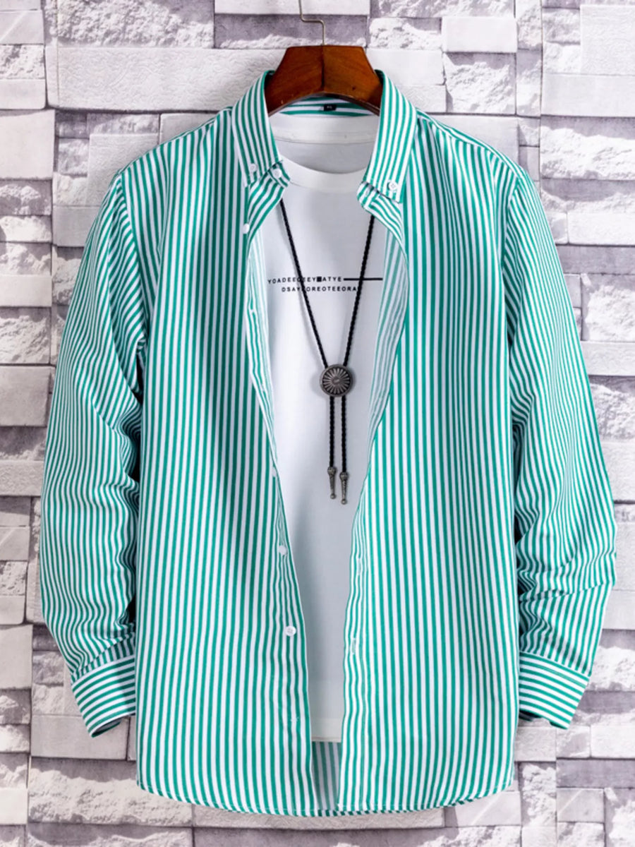 Regatta Stripe Stretch Shirt — Extended Sizing