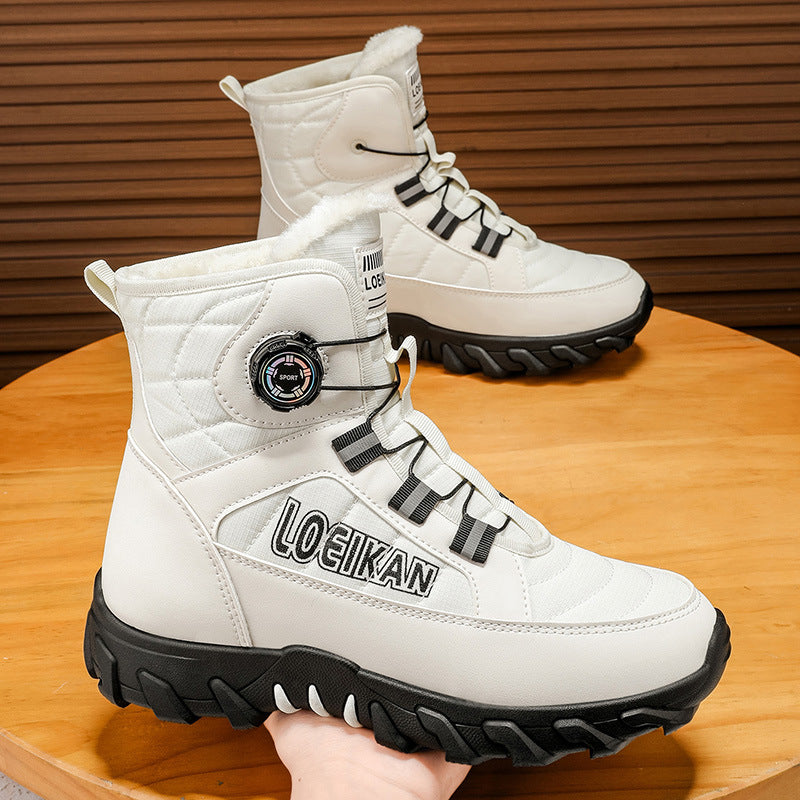Men's Winter Hiking & Casual Sports Shoes | Warm Non-Slip Thick Sole Sneakers
