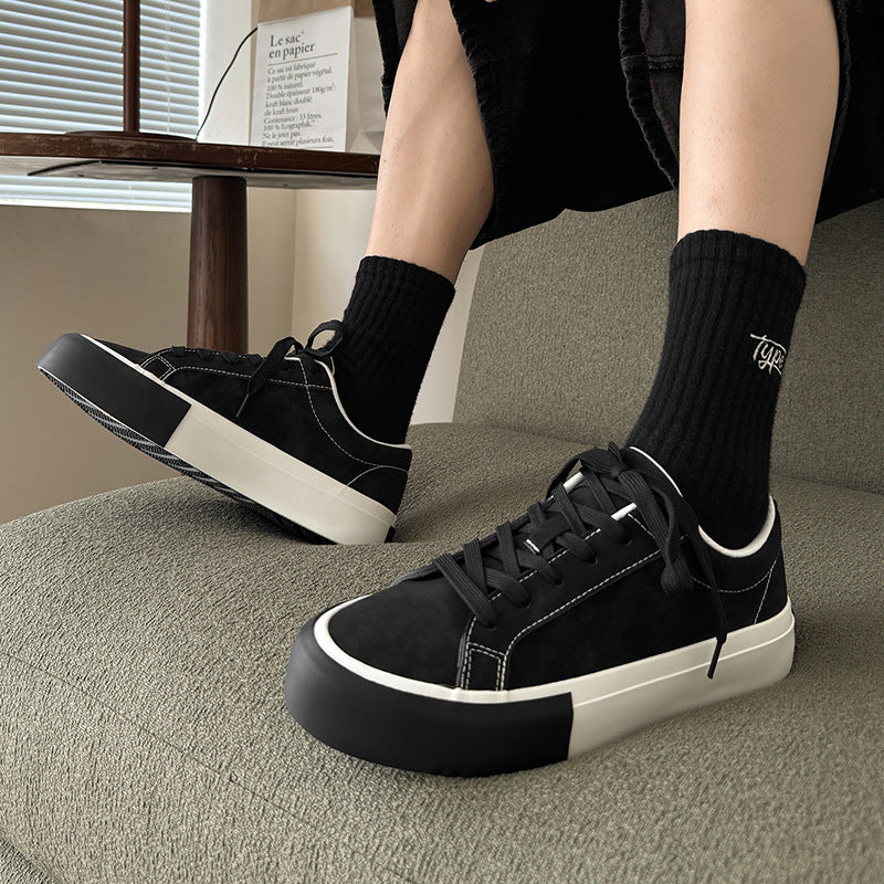 Premium Unisex Suede Sneakers - Casual Athletic Comfortable Shoes