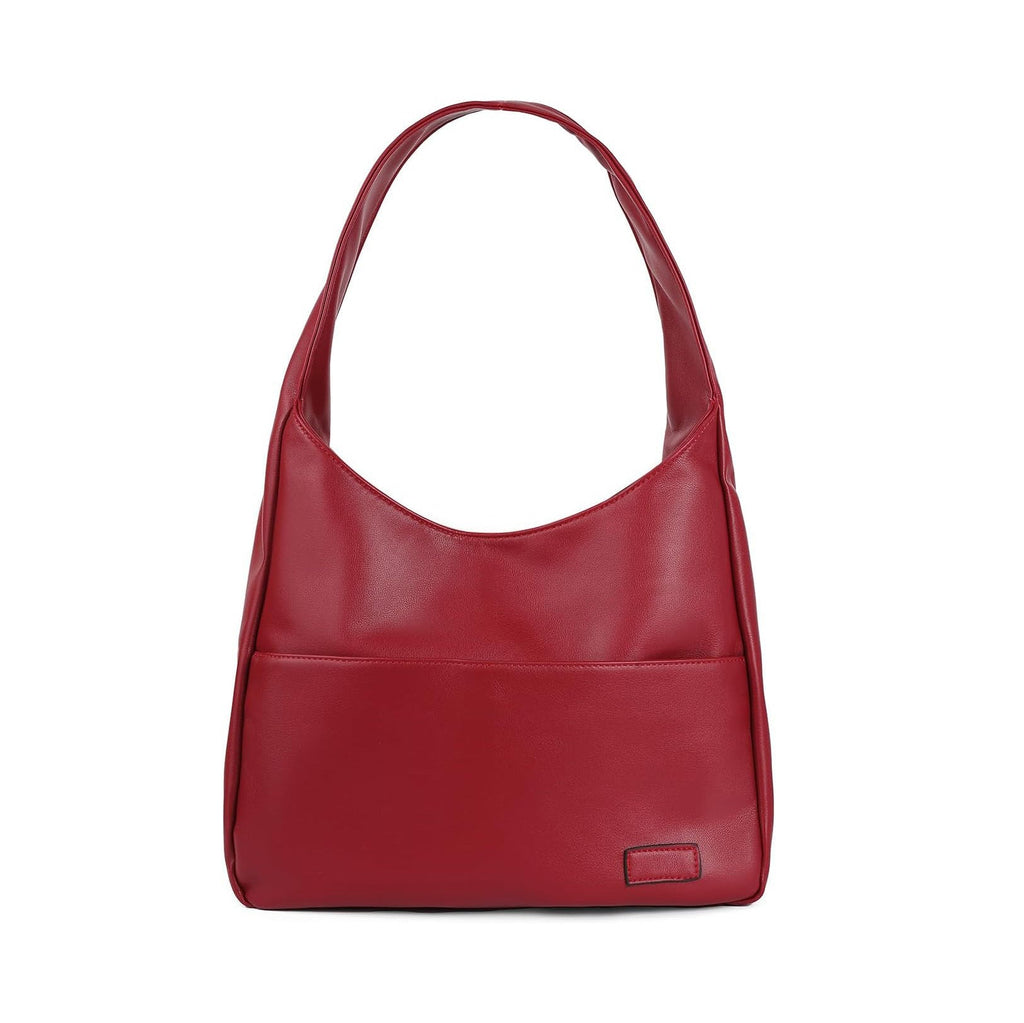 Women's PU Leather Tote Bag | Commuter & College Shoulder Bag