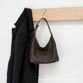 Genuine Leather Crossbody Bag - Urban Minimalist Shoulder Bag for Women