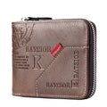 Men's Vintage Bi-Fold Wallet | PU Leather Slim Card Holder