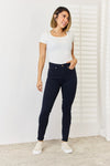 Judy Blue Camden Garment-Dyed Tummy-Control Skinny Jeans — product view 8
