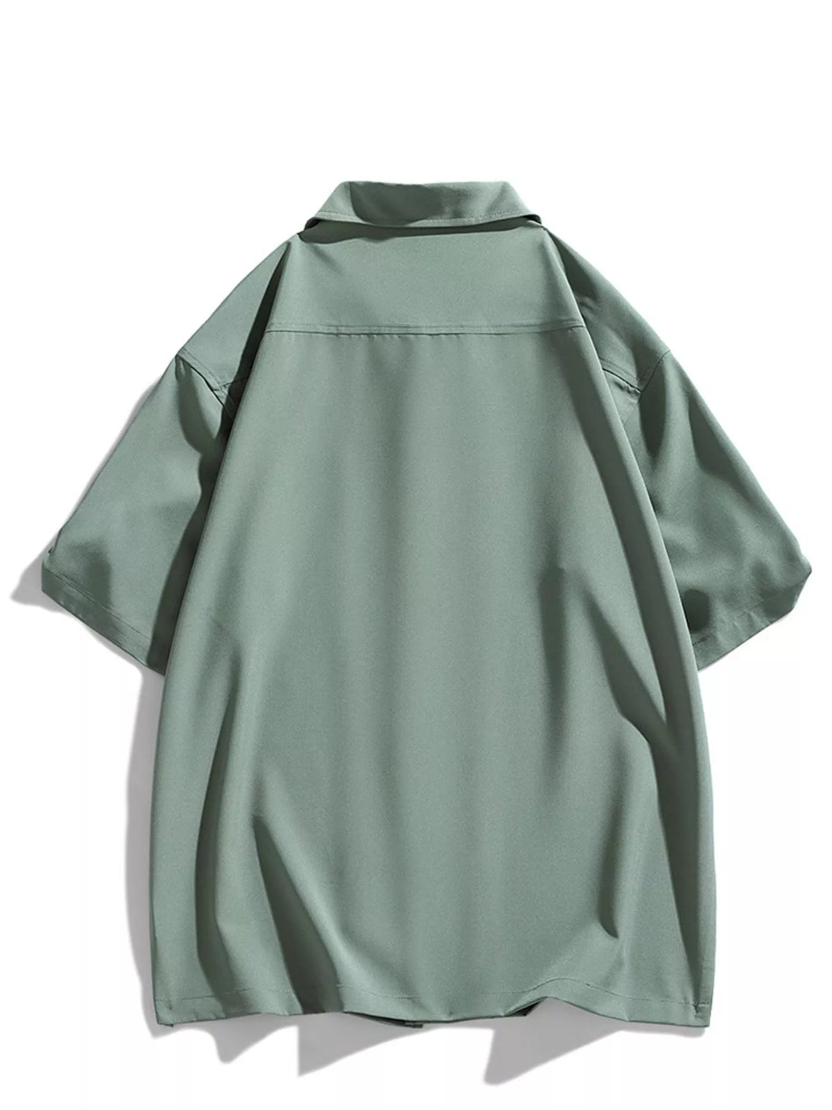 Men’s Cotton-Blend Pocketed Short-Sleeve Shirt