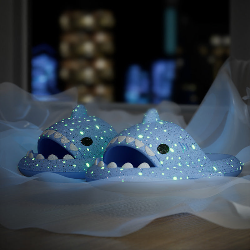Shark Slippers Glow House Slippers