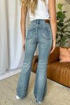 Judy Blue Harper Mid-Rise Tummy-Control Destroy Flare — product view 8