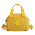 Multi-Layered Compact Portable Nylon Shoulder Crossbody Bag