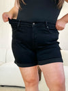 Judy Blue Fallon High-Rise Tummy-Control Cuffed Denim Shorts — product view 18