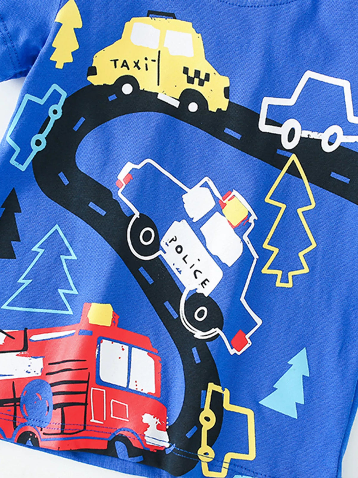 Wildwood Vehicle Print Crewneck Short-Sleeve T-Shirt