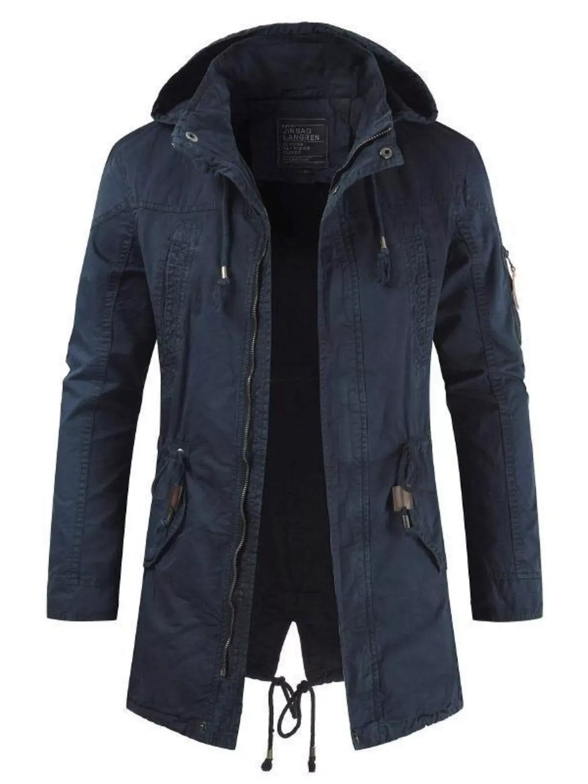 Men's Drawstring Hooded Parka — photo 2