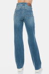 Judy Blue Blake Tummy-Control Cutoff-Hem Straight Jeans — product view 7