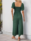 Vesper Printed Square Neck Puff Sleeve Jumpsuit — product view 10