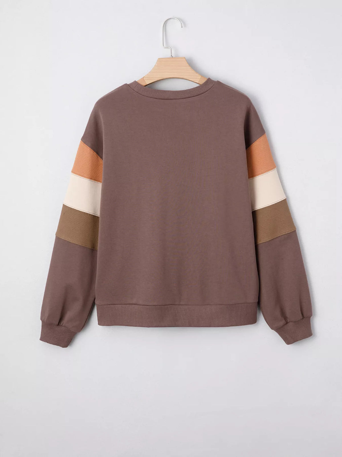 Color-Block Drop-Shoulder Sweatshirt