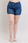 Judy Blue Sloane High-Rise Criss-Cross Waistband Denim Shorts — product view 11