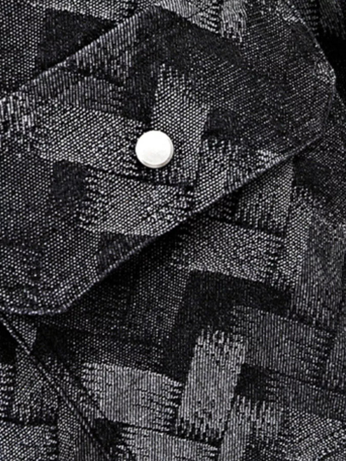 Men’s Geometric Denim Jacket