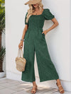 Vesper Printed Square Neck Puff Sleeve Jumpsuit — product view 6