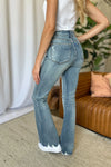 Judy Blue Harper Mid-Rise Tummy-Control Destroy Flare — product view 4