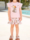 Scout Club Bunny Ruffle Sleeve Tank and Shorts Set — product view 1
