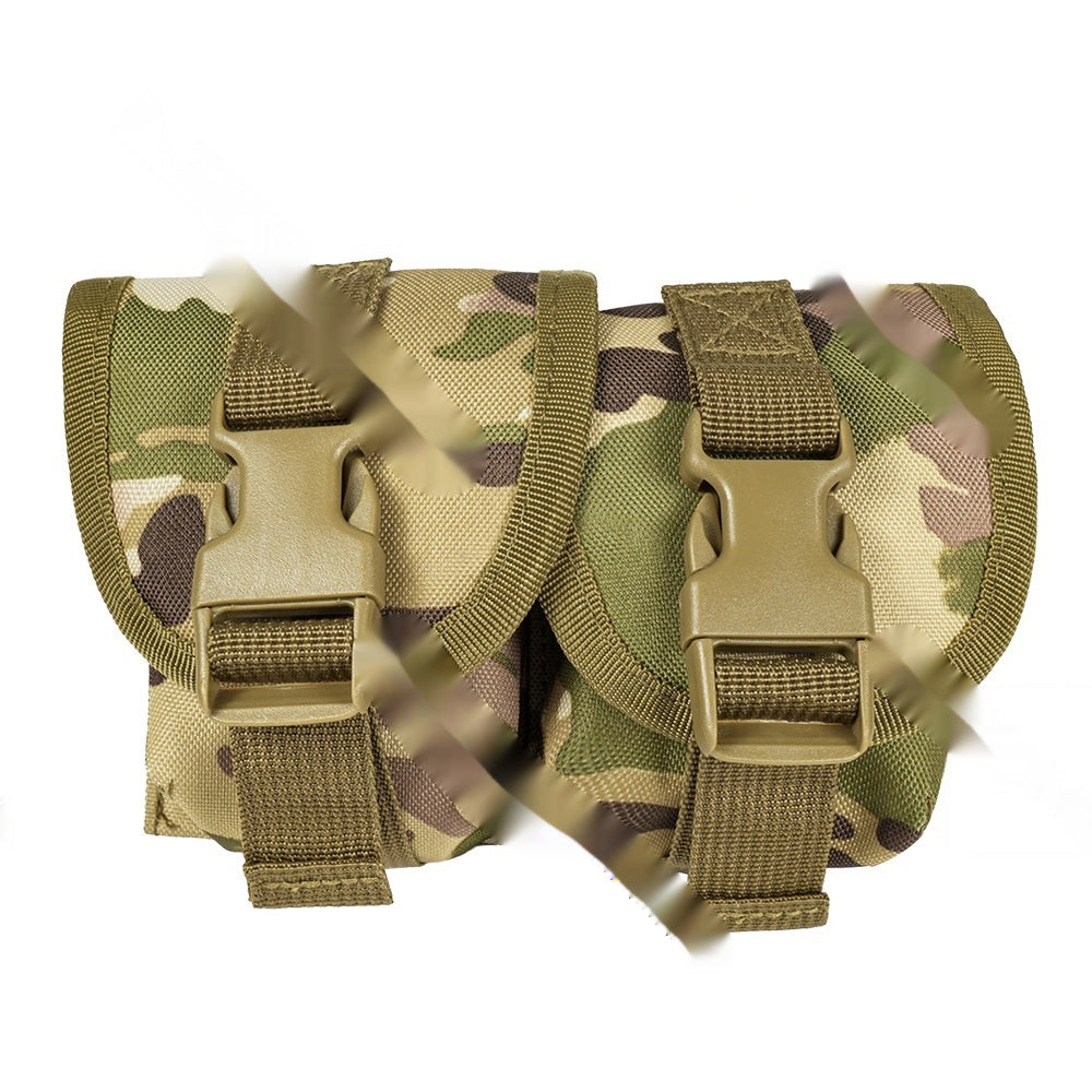 Outdoor Grenade-Style Tactical Phone Pouch | Dual-Pocket Oxford Cloth Hanging Bag – Unisex