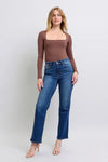 Judy Blue Marlowe Side Seam Detail Straight Jeans with Pockets — product view 6