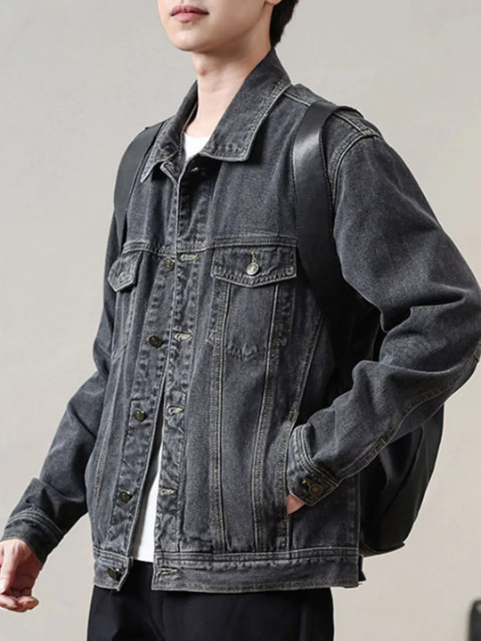 Another view: Men’s Classic Washed Denim Jacket