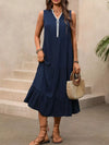Liora Sleeveless Tiered Ruffle Hem Dress — product view 1