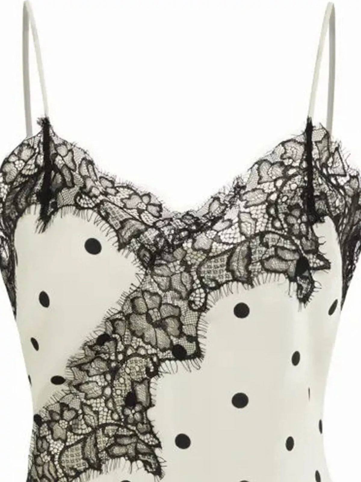 Women's Asymmetric Lace-Trim Satin Camisole — photo 4