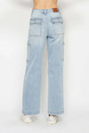 Judy Blue Wren High-Rise Straight Cargo Jeans — product view 2
