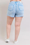 Judy Blue Addison Mid-Rise Garment-Dyed Denim Shorts — product view 10