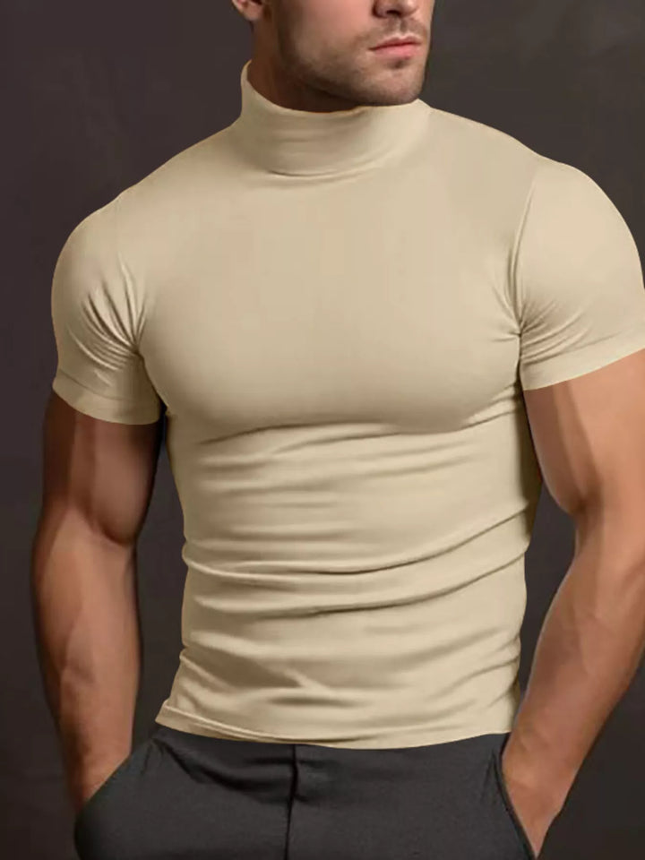 Mode Stretch Mock-Neck Tee for men