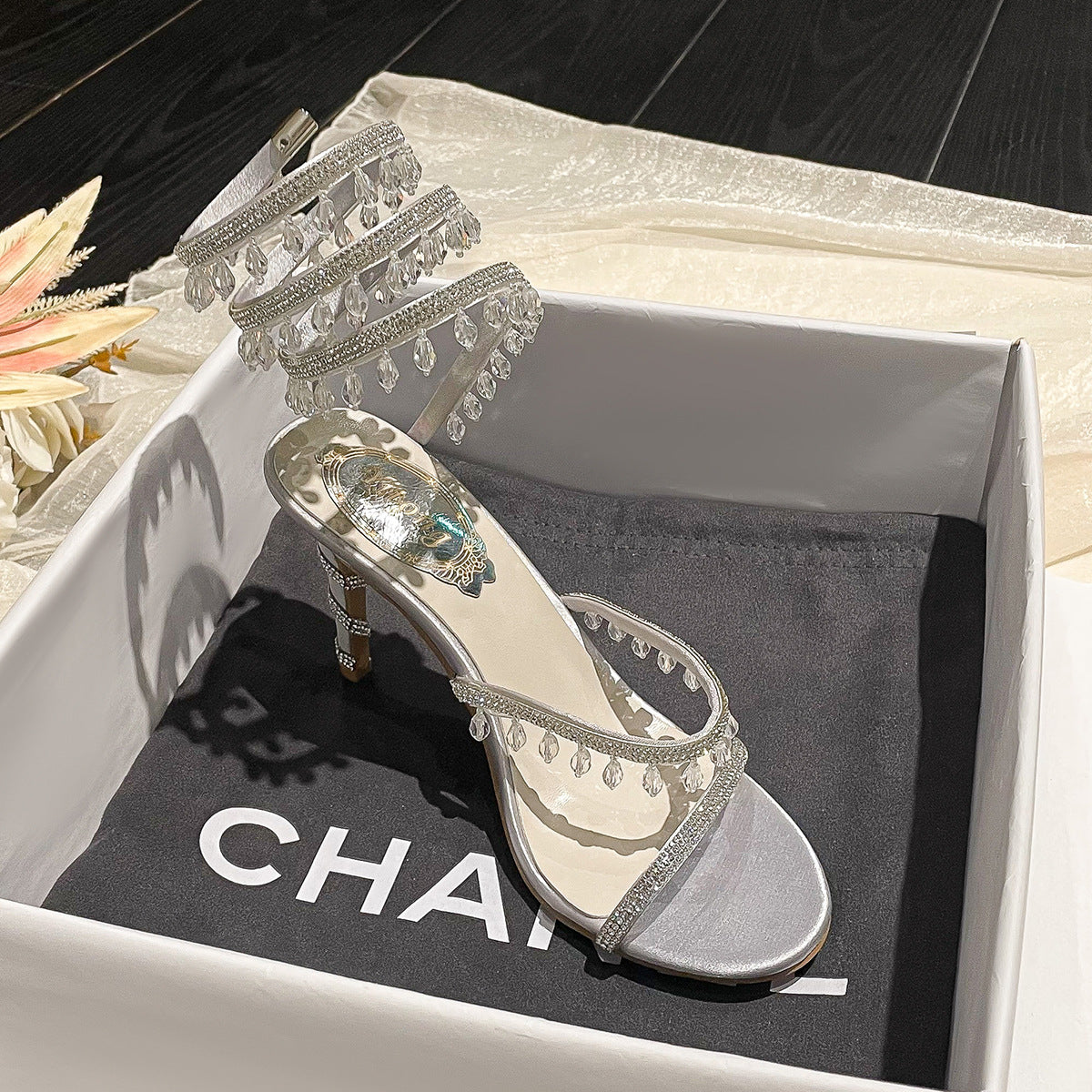 Women's High Heel Stiletto Sandals - Round Toe Evening Dress Shoes | Sarah Express