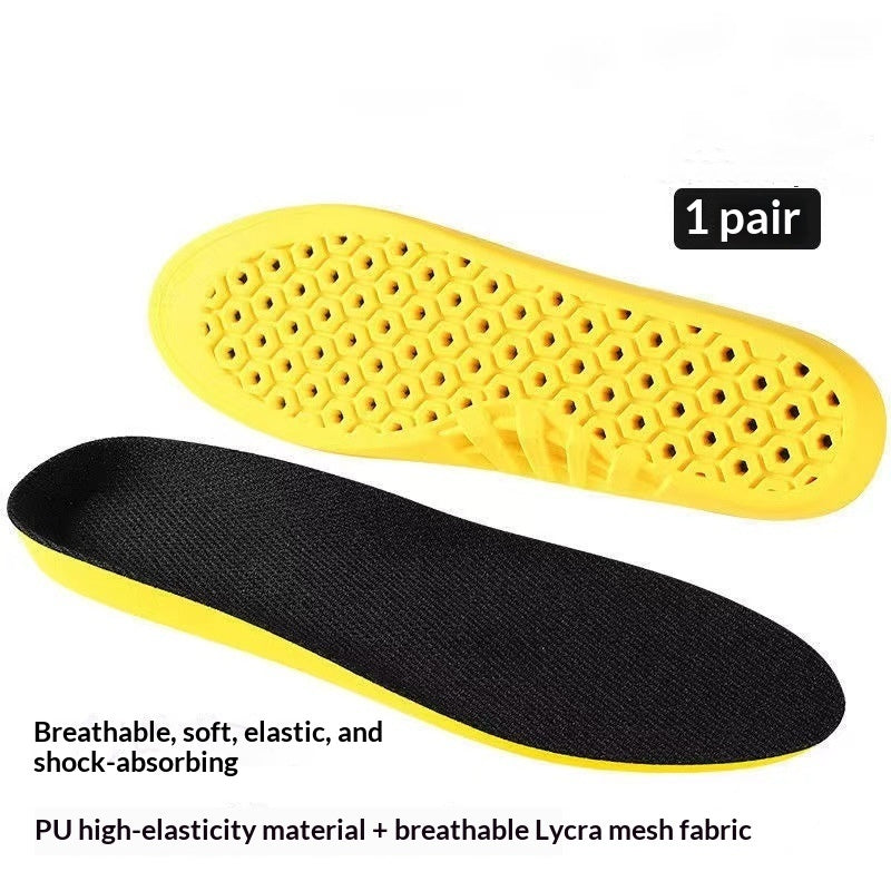 Premium Shock-Absorbing Athletic Insoles – Unisex Comfort & Support for All-Day Performance