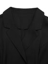 Elara Lace Detail Double Breasted Blazer Dress — product view 7