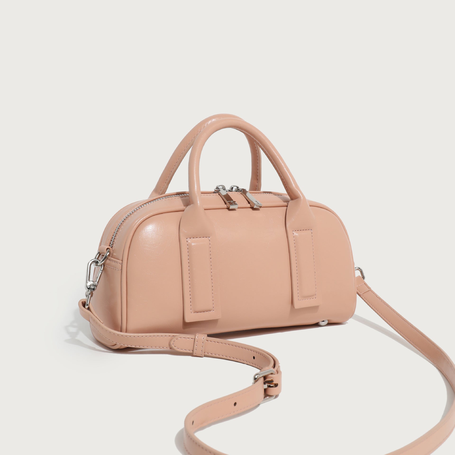 Women's Soft Leather Tote Crossbody Bag - Large Capacity Urban Minimalist Handbag