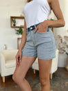 Judy Blue Marlowe Color Block Denim Shorts — product view 5