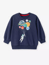 Moonbeam Astronaut Planet Graphic Crewneck Sweatshirt — product view 2