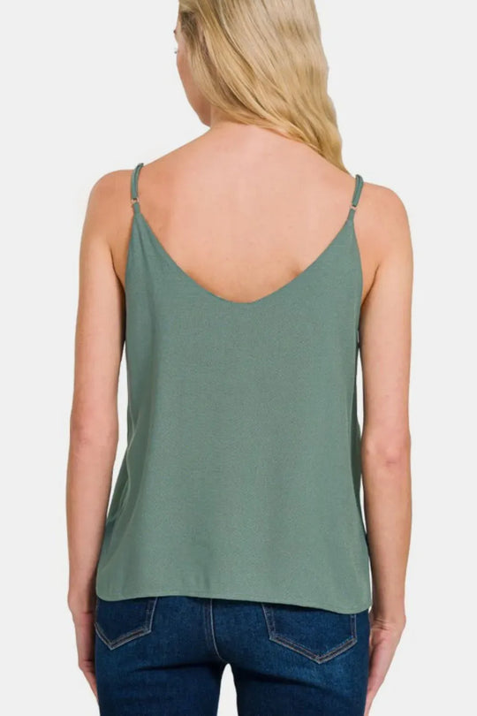 Another view: Two Layered Spaghetti Strap Cami — Ash Jade